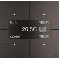 Сенсорная панель Room-E "Aluminium Black"