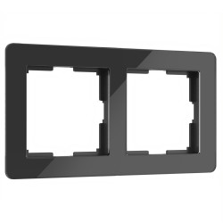 Рамка двойная Werkel Acrylic черный a059317