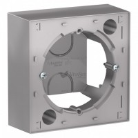 Коробка накладного монтажа Schneider Electric Atlasdesign, алюминий ATN000300