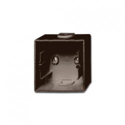 Коробка одинарная для открытого монтажа, ABB Basic 55, шато-черный 1799-0-0965
