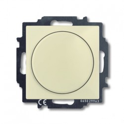 Светорегулятор Busch-Dimmer 60-400 Вт проходной ABB Basic 55, слоновая кость 6515-0-0843