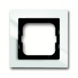Рамка одинарная ABB Busch-axcent белый глянцевый 1754-0-4331