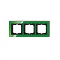 Рамка тройная ABB Busch-axcent зеленый глянцевый 1754-0-4339