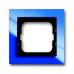 Рамка одинарная ABB Busch-axcent синий глянцевый 1754-0-4343