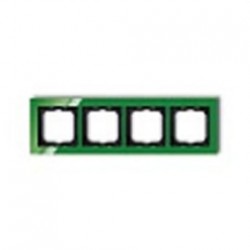 Рамка четверная ABB Busch-axcent зеленый глянцевый 1754-0-4350