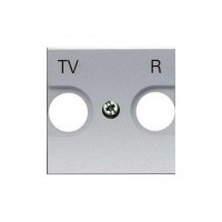 Розетка TV-R оконечная ZENIT (серебристый) 8150.8 - N2250.8 PL