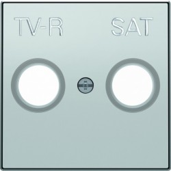 Розетка TV-R/SAT проходная ABB Sky, серебряный 8151.8 - 8550.1 PL
