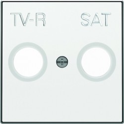 Розетка TV-R/SAT проходная ABB Sky, белый 8151.8 - 8550.1 BL