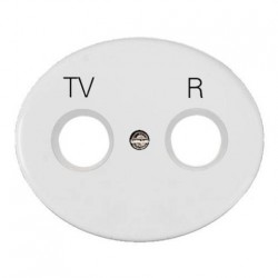 Розетка TV-R-SAT проходная Tacto (Белый) 8151.8 - 5550 BL