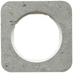 Рамка одинарная Berker R.1 , бетон белая вкладка 10112379
