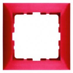 Рамка одинарная Berker S.1 красный глянцевый 10118962