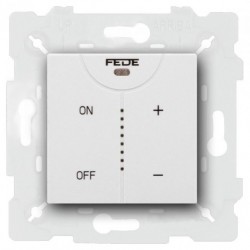 Светорегулятор с сенсорным управлением 40-600 вт,  (белый) FD28605