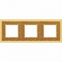 Crystal De Luxe Art Красное золото Рамка 3-я Real Gold FD01293OR