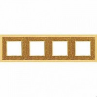 Crystal De Luxe Art Красное золото Рамка 4-я Real Gold FD01294OR
