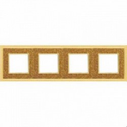 Crystal De Luxe Art Красное золото Рамка 4-я Real Gold FD01294OR