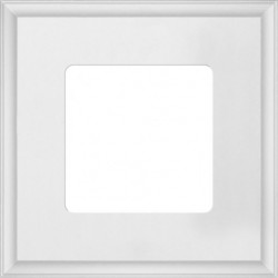 Рамка одинарная Fede Marco, белый металл FD01601WH