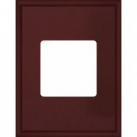 Рамка одинарная прямоугольная Fede Marco, красное вино металл FD01611RW