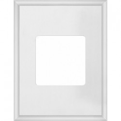 Рамка одинарная прямоугольная Fede Marco, белый металл FD01611WH