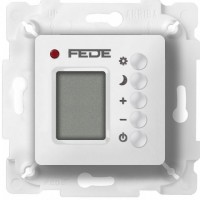 Терморегулятор теплого пола и помещения с датчиком пола (белый) FD18004