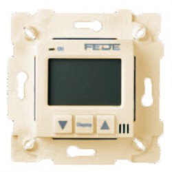 Электронный термостат для теплого пола с датчиком пола, цвет Бежевый FD18000-A