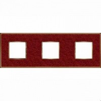 Рамка Vintage Corinto 3 поста (Pompei red - блестящее золото) FD01333PROB