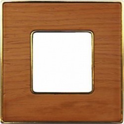 Рамка Vintage Wood 1 пост (вишня - блестящее золото) FD01311COB