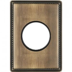 Рамка одноместная с круглым вырезом Venezia Metal, цвет - бронза 39801532