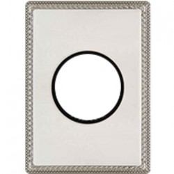 Рамка одноместная с круглым вырезом Venezia Metal, цвет - хром 39801512