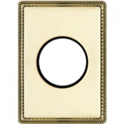 Рамка одноместная с круглым вырезом Venezia Metal, цвет - золото 39801502