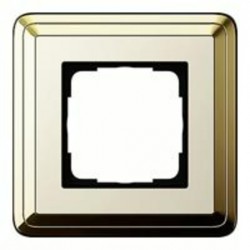 Рамка одинарная Gira Classix, латунь-кремовый 0211633
