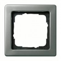Рамка одинарная, серия 21  Gira Edelstahl 021121 нерж. сталь