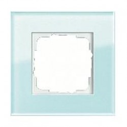 Рамка одинарная Gira Esprit салатовое стекло 021118