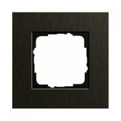 Рамка одинарная Gira Esprit алюминий коричневый 0211127