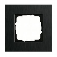 Рамка одинарная Gira Esprit алюминий черный 0211126