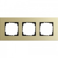 Рамка тройная Gira Esprit алюминий-светлое золото 0213217
