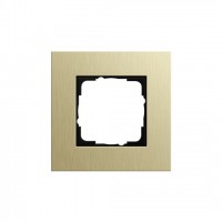 Рамка одинарная Gira Esprit алюминий-светлое золото 0211217