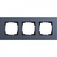 Рамка трехместная Gira Linoleum-Multiplex, синий 0213227
