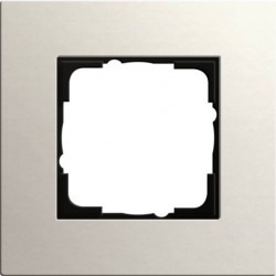 Рамка одноместная Gira Linoleum-Multiplex, светло-серый 0211220