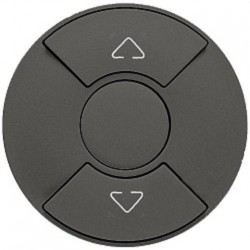 Кнопочный выключатель Celiane для рольставней, штор, жалюзи (графит) 67955 - 67602 - 80251