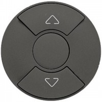 Кнопочный выключатель Celiane для рольставней, штор, жалюзи (графит) 67955 - 67602 - 80251