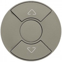 Кнопочный выключатель Celiane для рольставней, штор, жалюзи (титан) 68451 - 67602 - 80251