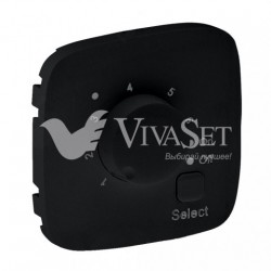 Термостат с датчиком для теплых полов 16 A - 230 В~ Valena Allure, матовый черный 752034 - 755328