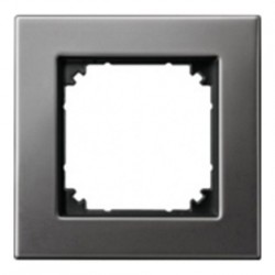 Рамка одинарная Merten M-Elegance, серый родий MTN403114