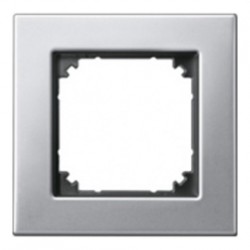 Рамка одинарная Merten M-Elegance, платина-серебро MTN403160