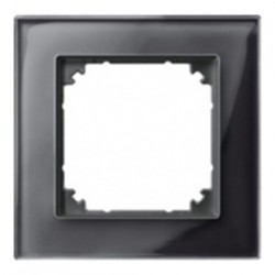 Рамка одинарная Merten M-Elegance, черный оникс MTN404103