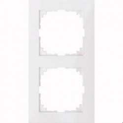 Рамка 2 местная Merten M-Pure белый глянец MTN4020-3619