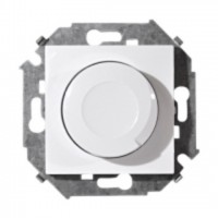 Светорегулятор поворотно-нажимной, переключатель, 500Вт 230В (белый) 1591311-030