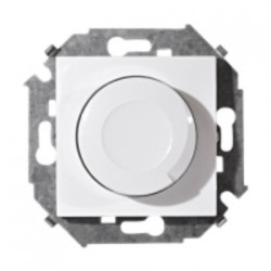 Светорегулятор поворотно-нажимной, переключатель, 500Вт 230В (белый) 1591311-030