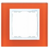 Рамка Simon 82 на 1 пост (оранжевое стекло) 82617-65