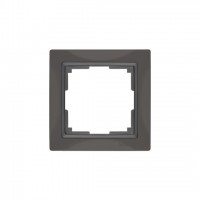 Рамка одинарная Werkel Snabb, серо-коричневый a036698